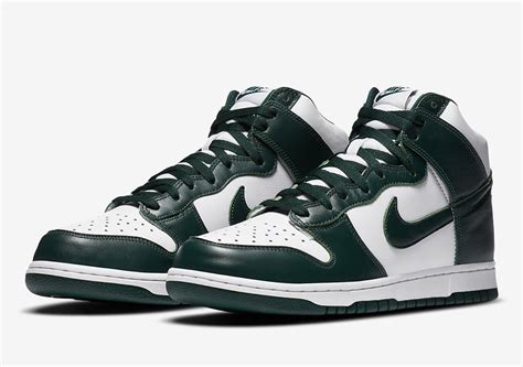 nike dunk high donker groen|nike dunk spartan green.